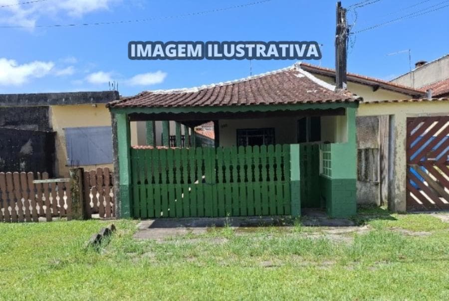 Foto 1 de 7: Casa em leilão em Itanhaém - SP, bairro Verde Mar — 1 CASA - 150m² á.t / 70,21m² á.c - Itanhaém/SP (direitos)