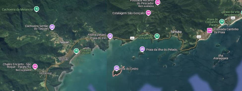 Foto 6 de 9: Imóvel em leilão em Paraty - RJ — PROPRIEDADE NA ILHA DO CEDRO, EM PARATY -  IMAGENS ILUSTRATIVAS