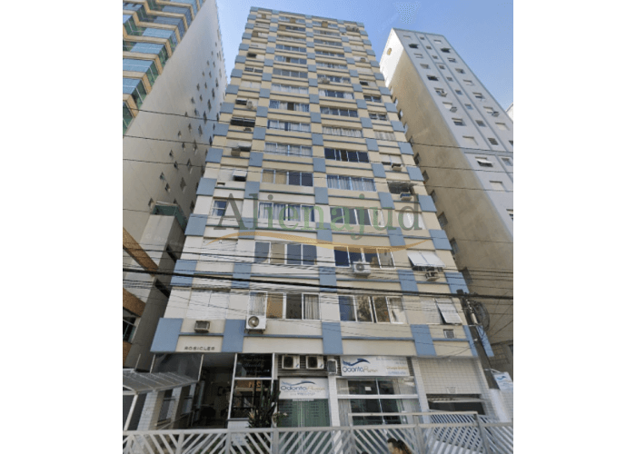 Apartamento em leilão em São Vicente - SP — Edifício Rosicler - Itararé - São Vicente/SP DIREITOS - Apto. c/ 126m² - Itararé - São Vicente/SP