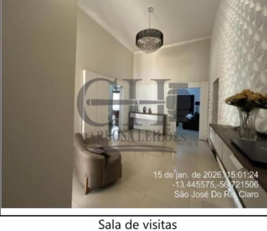 Foto 8 de 16: Casa em leilão em São José Do Rio Claro - MT, bairro Centro — IMÓVEL RESIDENCIAL (S JOSÉ DO RIO CLARO) 600m² LEILÃO CONDICIONAL - MATO GROSSO