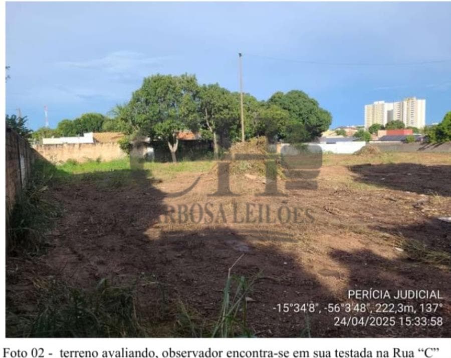 Foto 1 de 9: Terreno em leilão em Cuiabá - MT, bairro Setor Noroeste — LOTE COM 1.303m² - MORADA DO OURO, CUIABÁ ÁREA COMERCIAL COM 1.303,15m². MORADA DO OURO