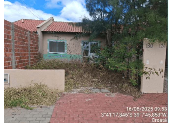Casa em leilão em São Gonçalo Do Amarante - CE — São Gonçalo do Amarante/CE - Croata - Casa com 54m² Leilão Caixa Econômica
