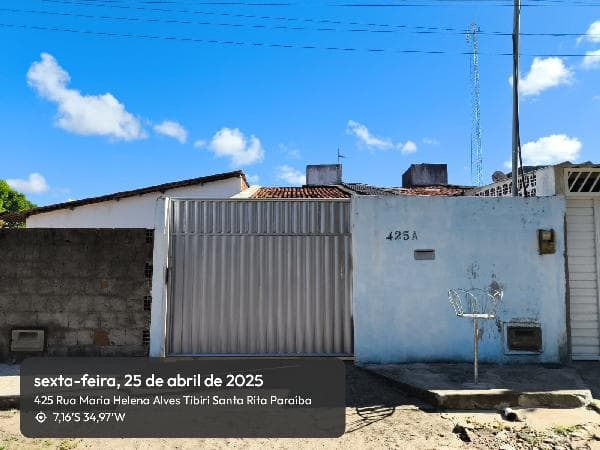 Terreno em leilão em Santa Rita - PB — LEILÃO CAIXA Nº 0036-0225