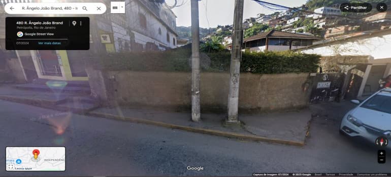 Terreno em leilão em Petrópolis - RJ — Leilão De Imóvel - Lote 5 - Rua Ângelo João Brand, 480, Petrópolis/rj
