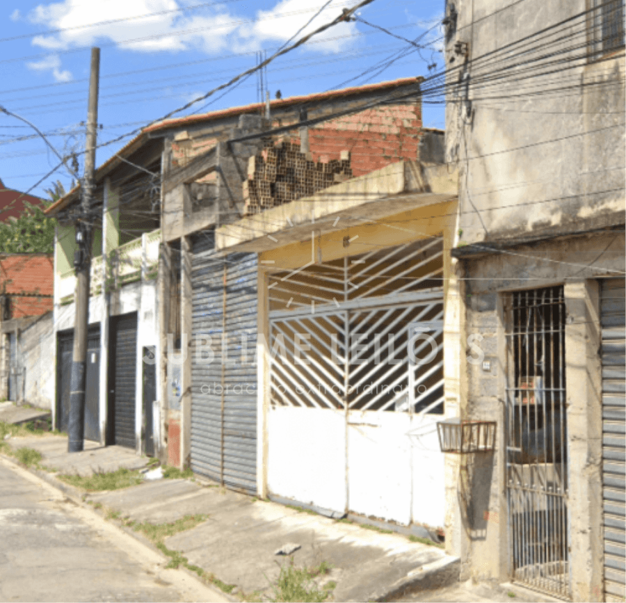 Foto 3 de 4: Terreno em leilão em Itaquaquecetuba - SP — Terreno de 203m² | Constr. de 85m² Casa em Itaquaquecetuba