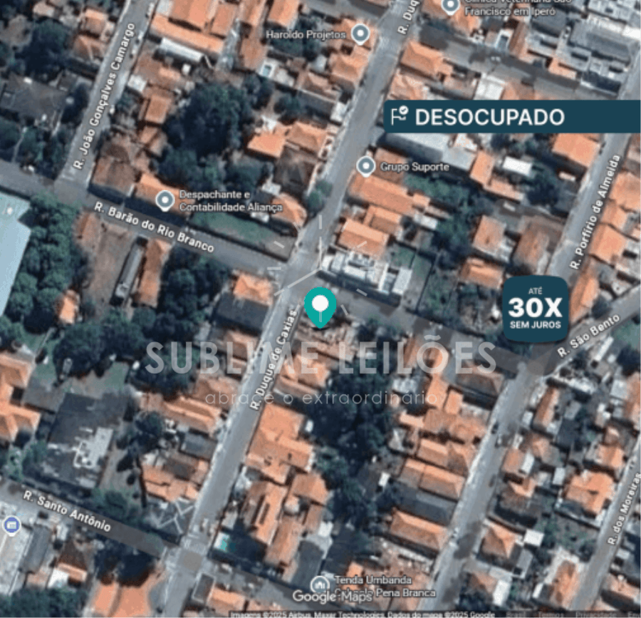 Foto 1 de 2: Terreno em leilão em Iperó - SP, bairro Vila de Iperó — Terreno de 480m² | Sem benfeitorias Terreno em Iperó