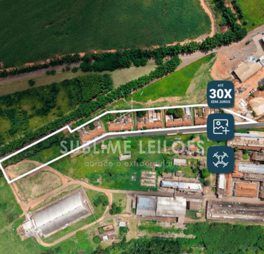 Foto 1 de 10: Casa em leilão em Rancharia - SP — Terreno de 17.245m² | Constr. de 1.596m² Área com 30 casas em Rancharia - SP