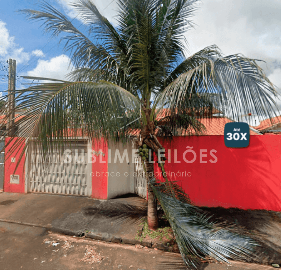 Foto 2 de 4: Terreno em leilão em Ouroeste - SP — Terreno de 233m² | Benfeitorias Casa em Ouroeste