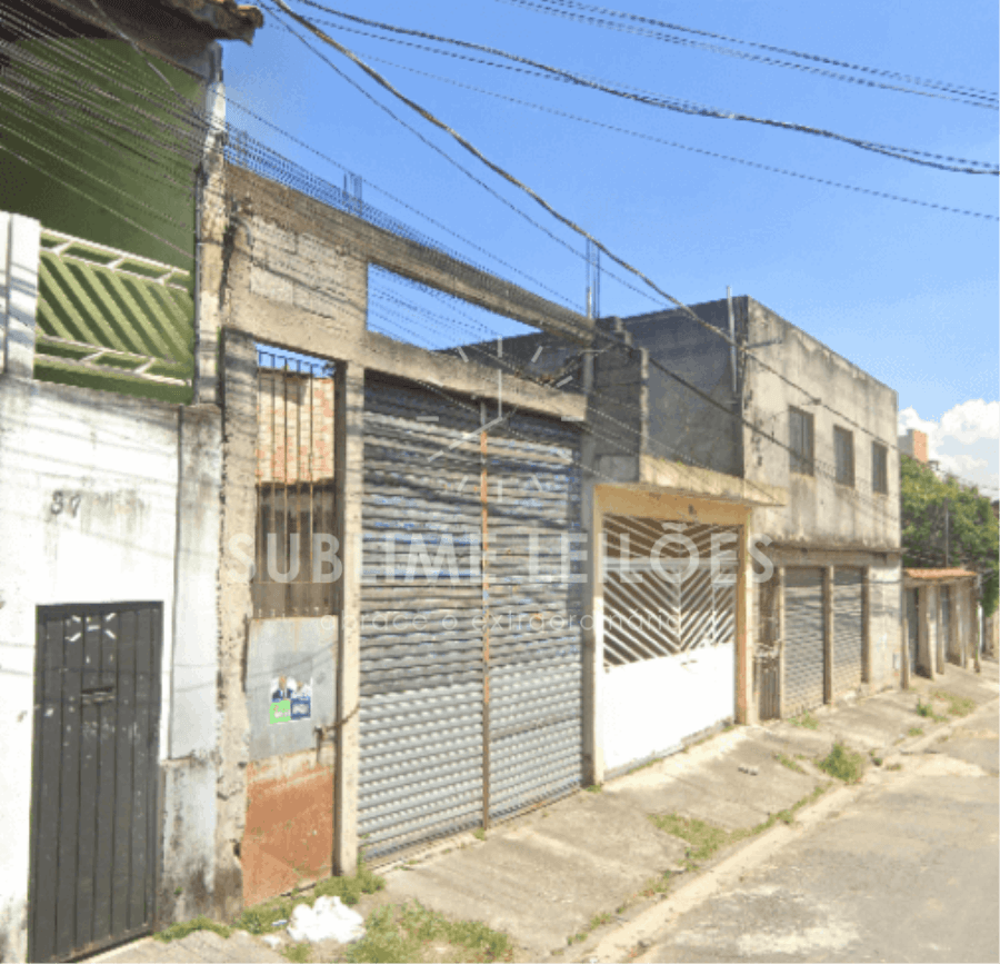 Foto 4 de 4: Terreno em leilão em Itaquaquecetuba - SP — Terreno de 203m² | Constr. de 85m² Casa em Itaquaquecetuba