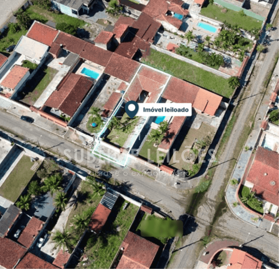 Foto 7 de 17: Terreno em leilão em Itanhaém - SP — Terreno de 420m² | Constr. 170m² Casa em Itanhaém