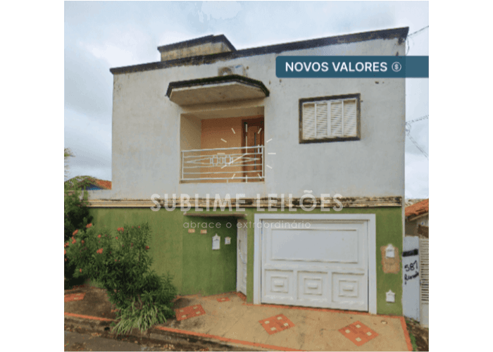 Foto 1 de 3: Casa em leilão em Birigui - SP — Sobrado | Terreno de 200m² Imóvel e diversos bens em Birigui